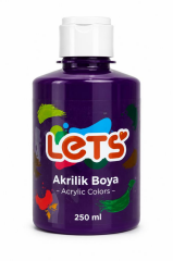 LETS AKRILIK BOYA 250 ML MOR L5705
