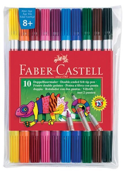 FABER KECELI KALEM CIFT UC 10 RENK (5068151110)