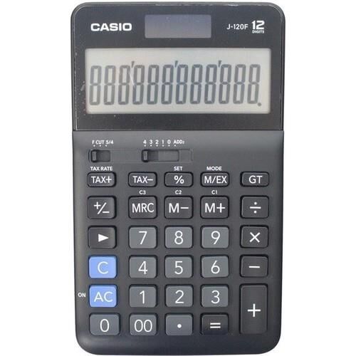 CASIO MASAUSTU HESAP MAKINESI  J-120F (12 HANE)