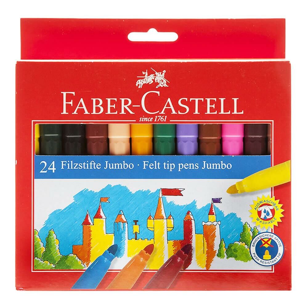 FABER KECELI KALEM JUMBO BOY 24 RENK (554324)