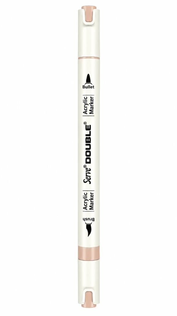 SERVE DOUBLE AKRILIK MARKOR TEN RENGI R150