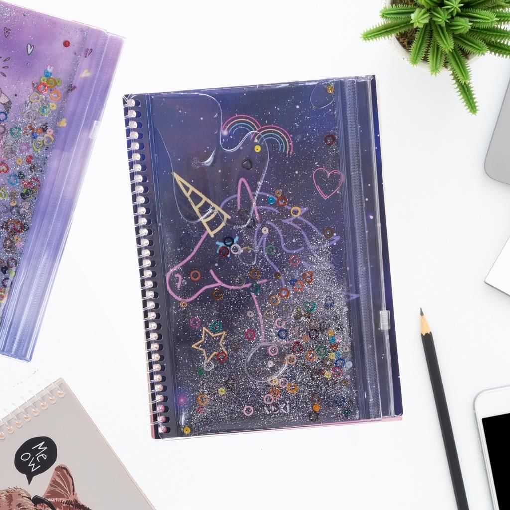 VUKI SULU KAPAKLI A5 DEFTER UNICORN VK-0109-01