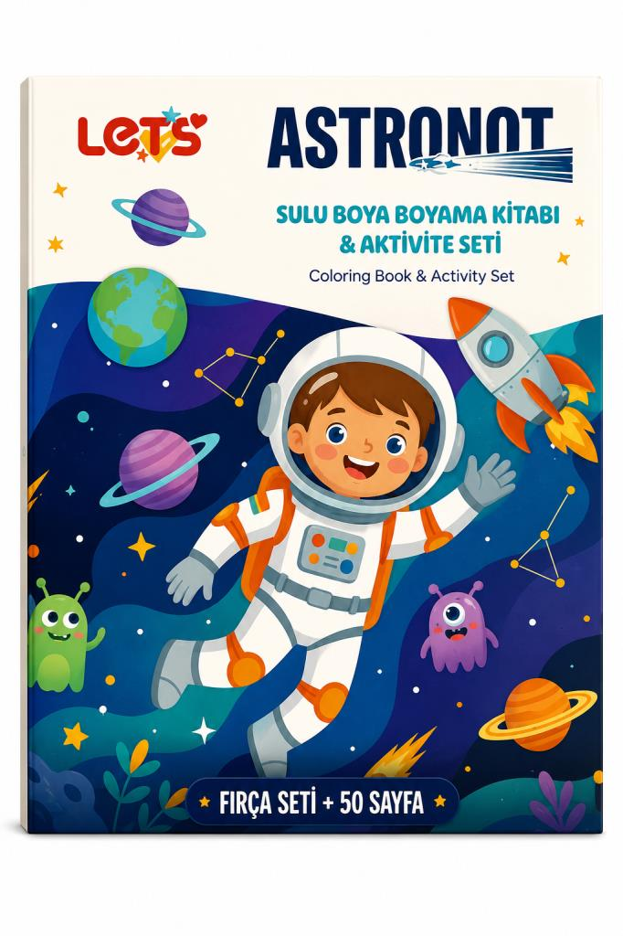 LETS 8 LI SULU BOYA AKTIVITE SETI ASTRONOT L12016