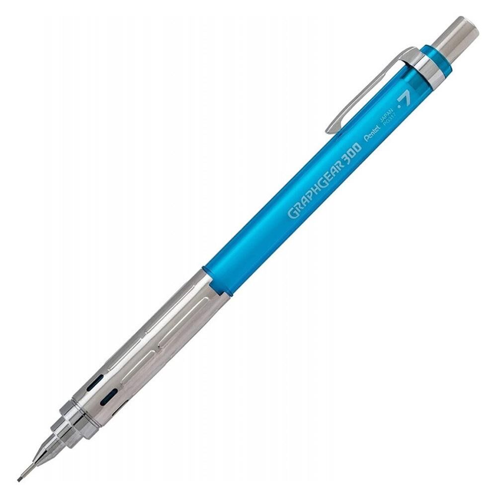 PENTEL TEKNIK CIZIM KALEMI GEAR300 07MM MAVI