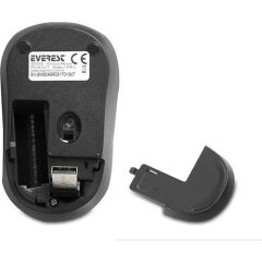 EVEREST KABLOSUZ MOUSE  USB SIYAH/KIRMIZI (SM-804)