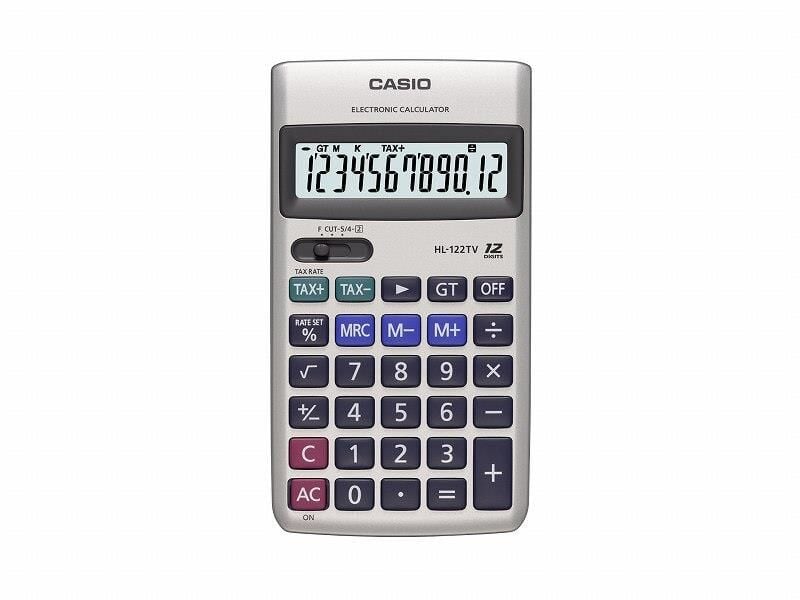 CASIO HESAP MAKINESI CEP TIPI HL-122TV (12 HANE)