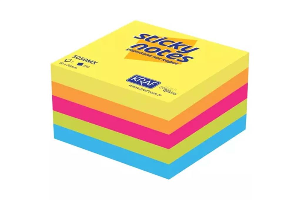 KRAF YAPISKANLI NOT KAGIDI KUP 50X50 250YP 5050MX