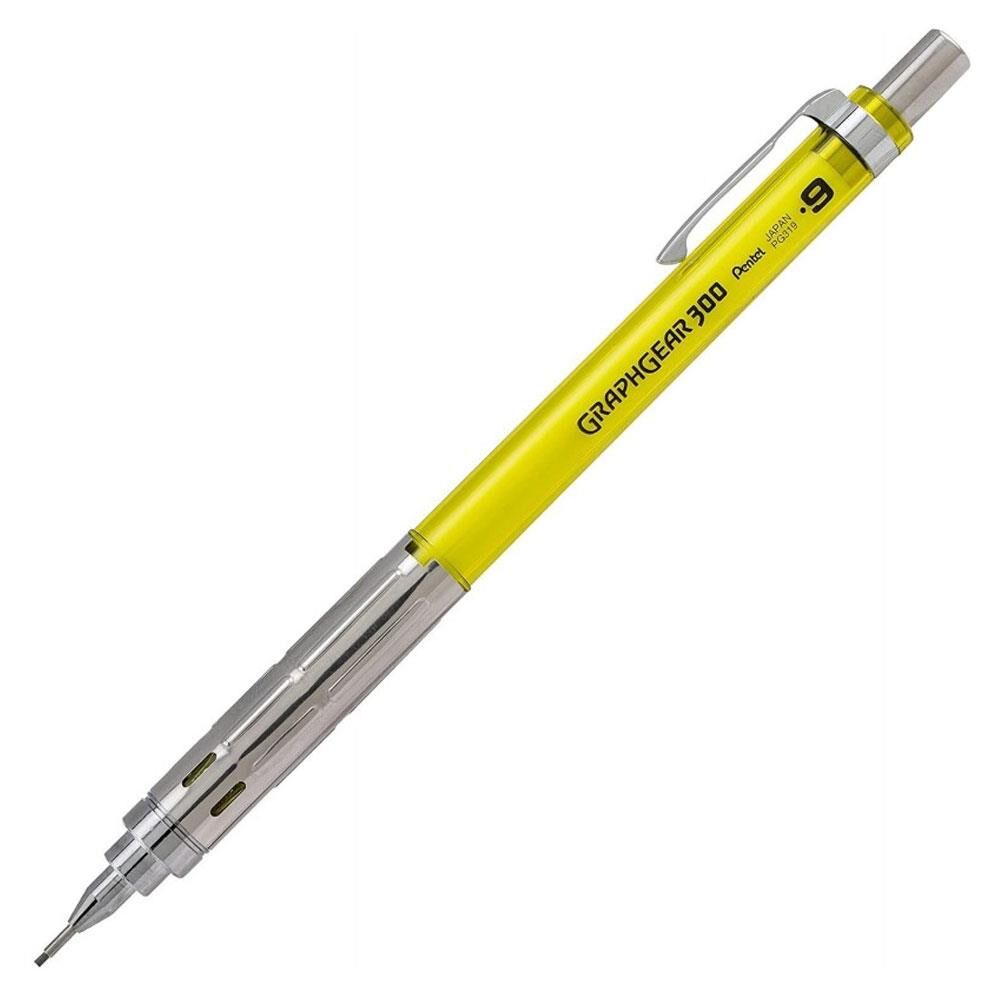 PENTEL TEKNIK CIZIM KALEMI GEAR300 09MM SARI