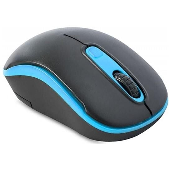 EVEREST KABLOSUZ MOUSE  USB SIYAH/MAVI (SM-804)
