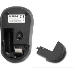 EVEREST KABLOSUZ MOUSE  USB SIYAH/MAVI (SM-804)