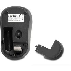 EVEREST KABLOSUZ MOUSE  USB SIYAH/MAVI (SM-804)