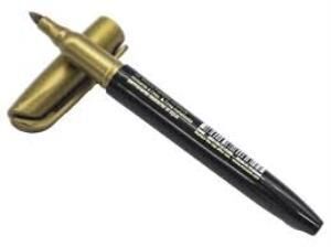 MONAMI DAVETIYE KALEMI METALIK ALTIN MARKOR 1.7mm
