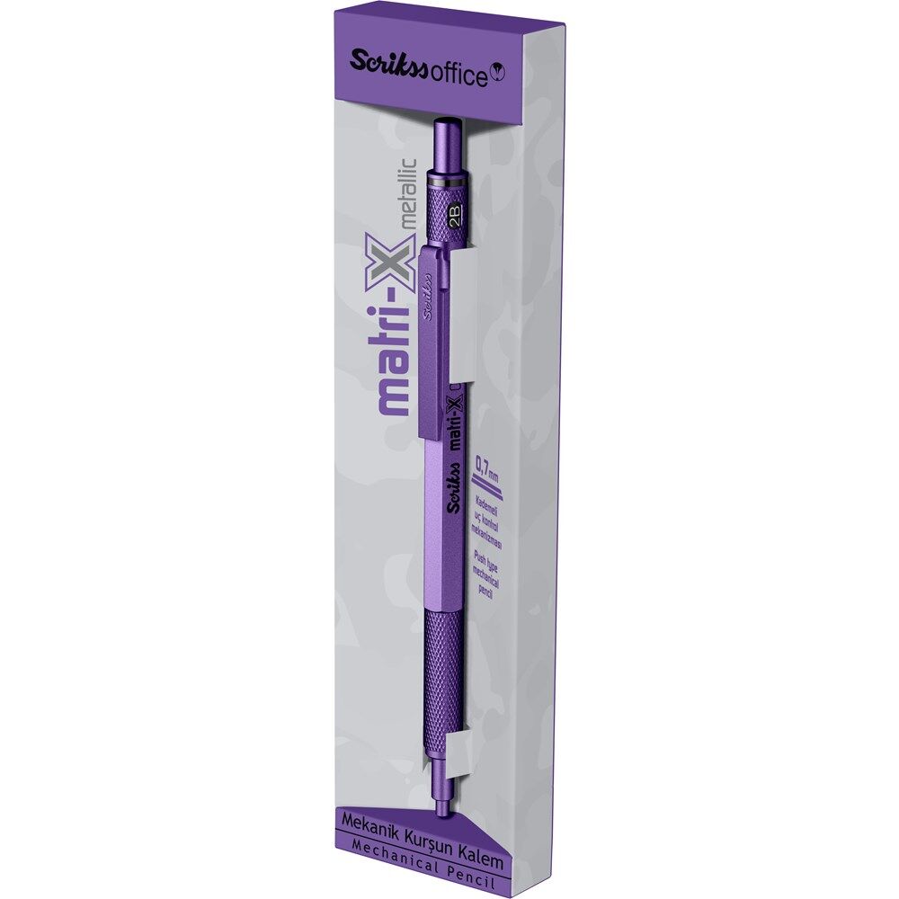 SCRIKSS MATRI-X VERSATIL 0.7 METALIK MOR KUTULU