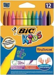 BIC KIDS PLASTI PASTEL BOYA SILINE 12LI(920299)