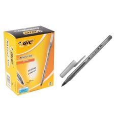 BIC ROUND STICK TUKENMEZ KALEM SIYAH 1.0MM 60LI