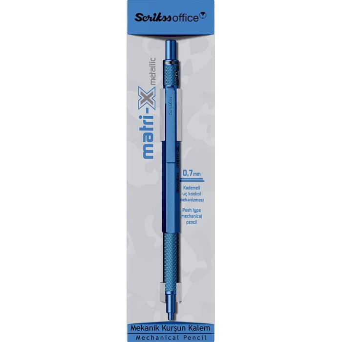 SCRIKSS MATRI-X VERSATIL 0.7 METALIK MAVI KUTULU