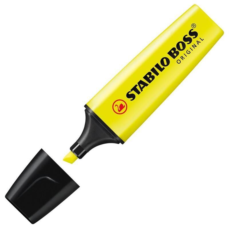 STABILO BOSS FOSFORLU KALEM SARI 70/24