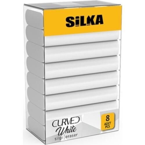 SILKA SILGI CURVED BEYAZ 8 LI  SG.52