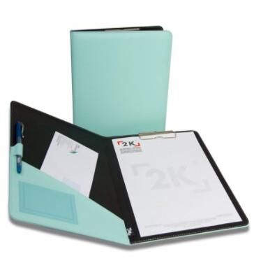 2K SEKRETERLIK KAPAKLI A4 SUNI DERI SU YESIL501-11