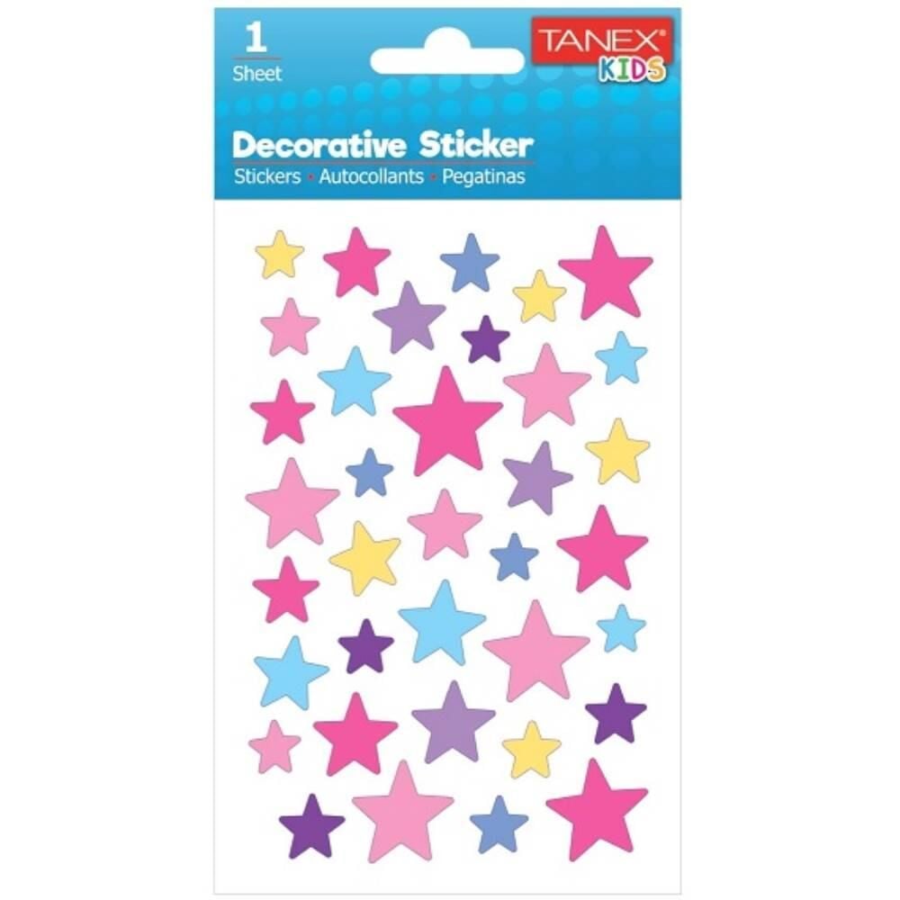 TANEX TNX-25017 PUFFY YILDIZ STICKER