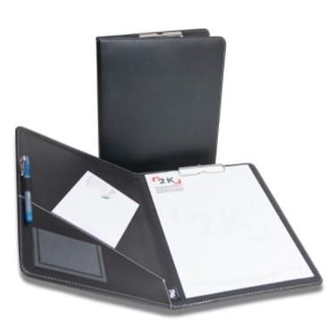 2K SEKRETERLIK KAPAKLI A4 SUNI DERI SIYAH 501-1