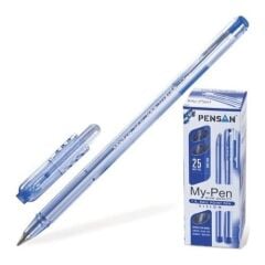 PENSAN MY-PEN 1mm TUKENMEZ KALEM MAVI 25 LI (2210)