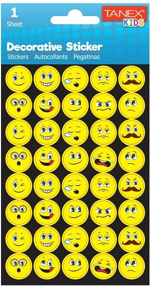 TANEX TNX-25026 PUFFY GULEN YUZLER STICKER