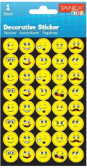 TANEX TNX-25026 PUFFY GULEN YUZLER STICKER