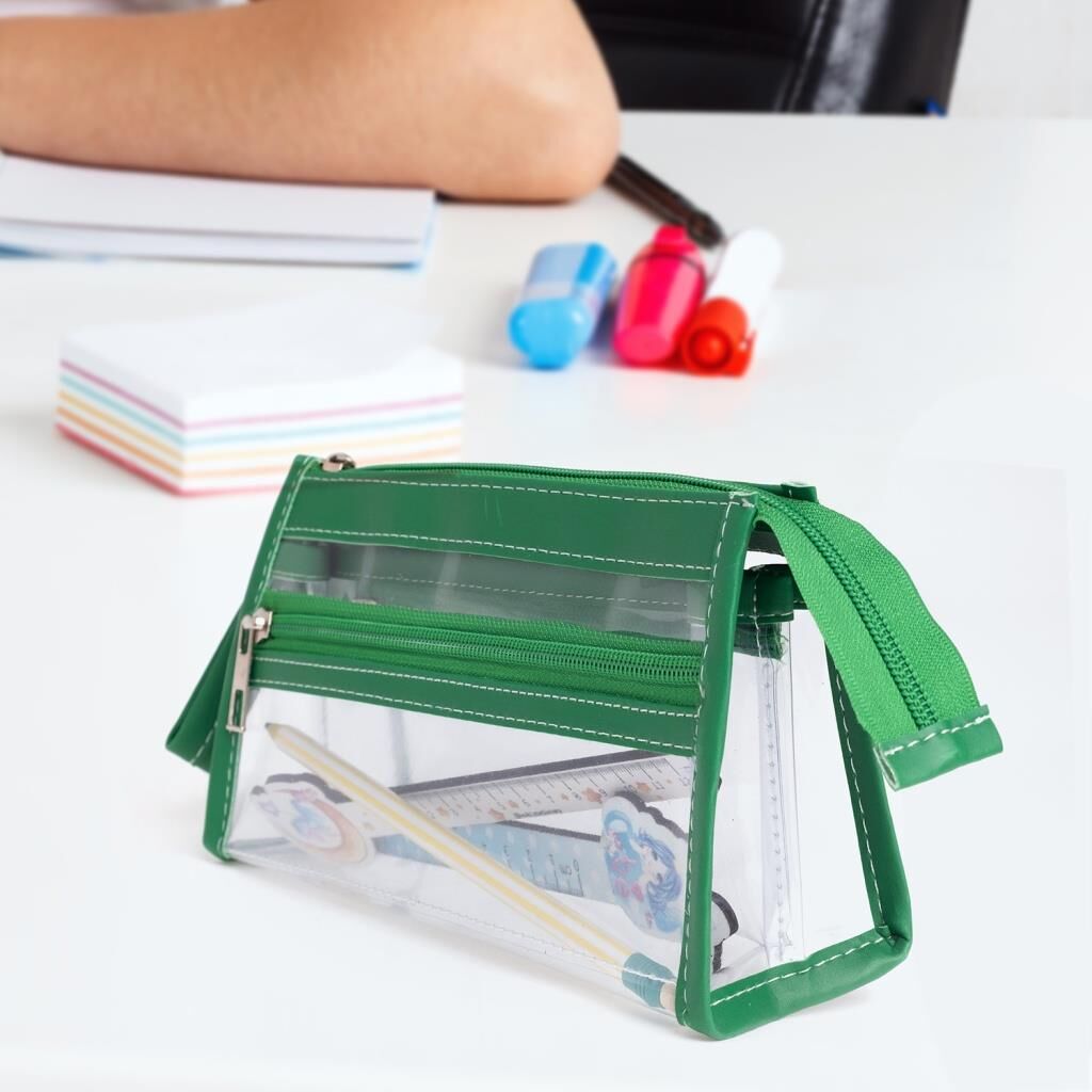 VUKI KALEM CANTASI 3 BOLME DERI+PVC YES VK-0119-07