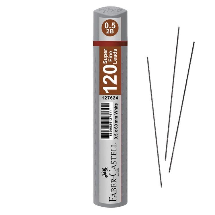 FABER CASTELL GRIP MIN 05 2B 60MM 120 LI GUMUS