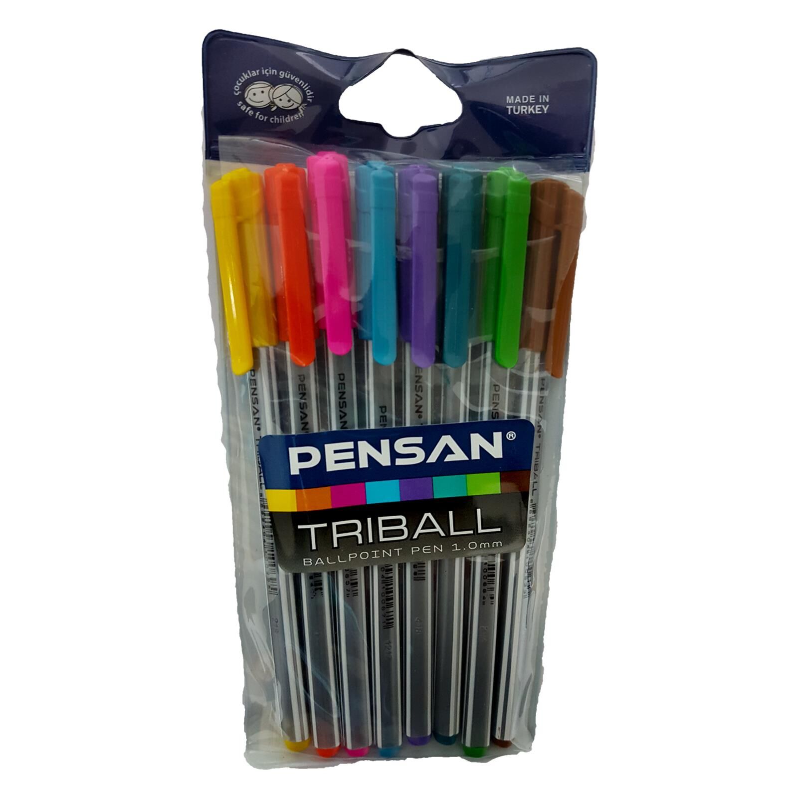 PENSAN TUKENMEZ KALEM TRIBALL 8 RENK