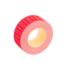 BIGPOINT MAKINE ETIKETI 10 LU KIRMIZI (552-25)