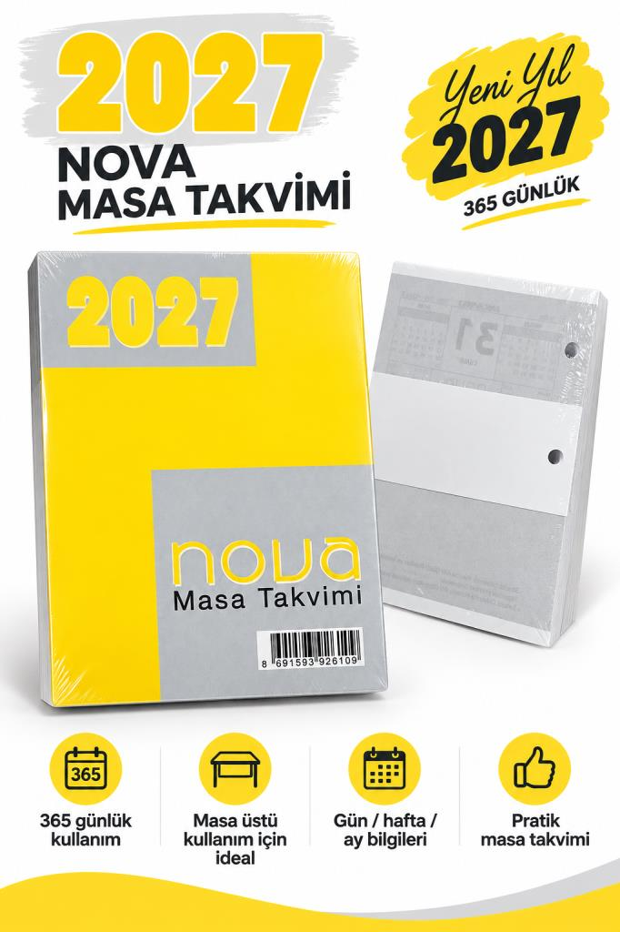 NOVA MASA TAKVIMI 2027 (365GUNLUK)