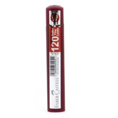 FABER CASTELL GRIP MIN 05 2B 60MM 120 LI BORDO