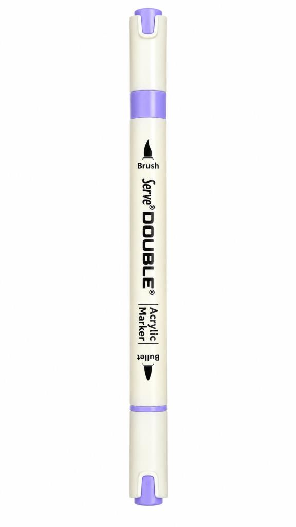 SERVE DOUBLE AKRILIK MARKOR VIOLET R179