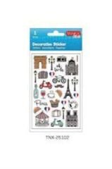 TANEX TNX-25101 PUFFY TURISTIK YERLER-1 STICKER TE