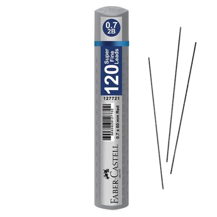 FABER CASTELL GRIP MIN 07 2B 60MM 120 LI GUMUS