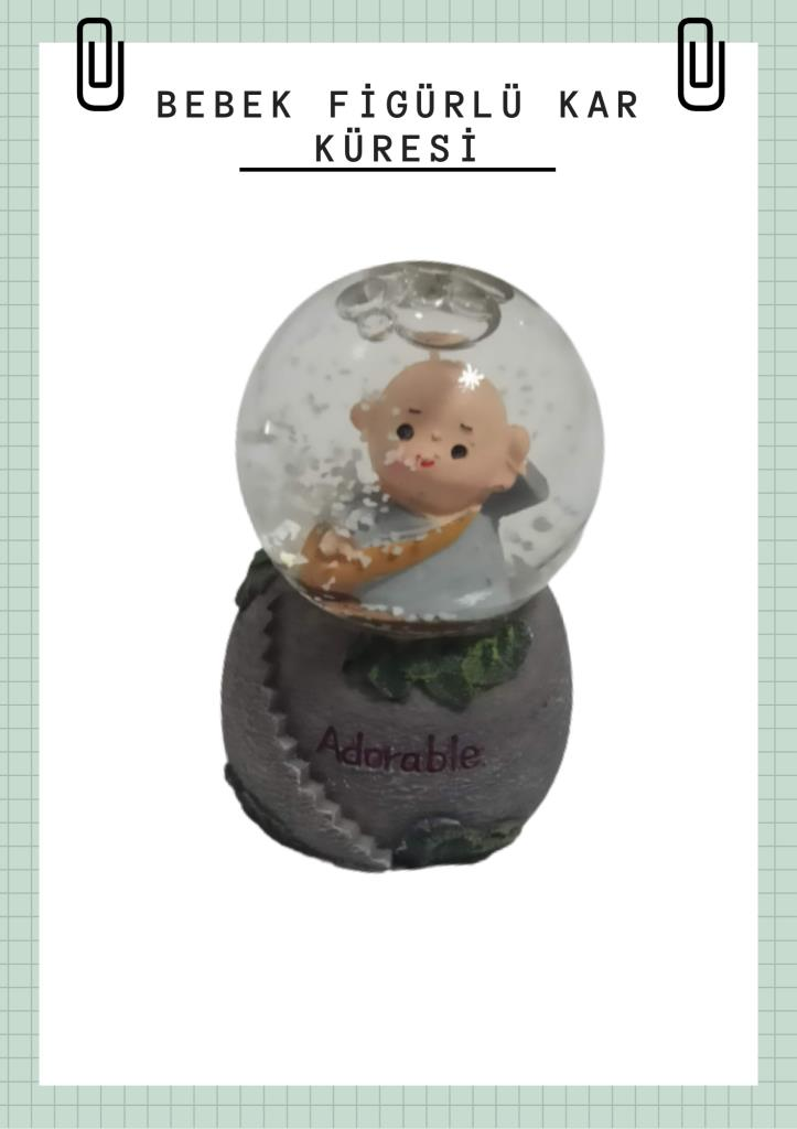 HEDIYELIK KAR KURESI BEBEK FIGURLU JC0798