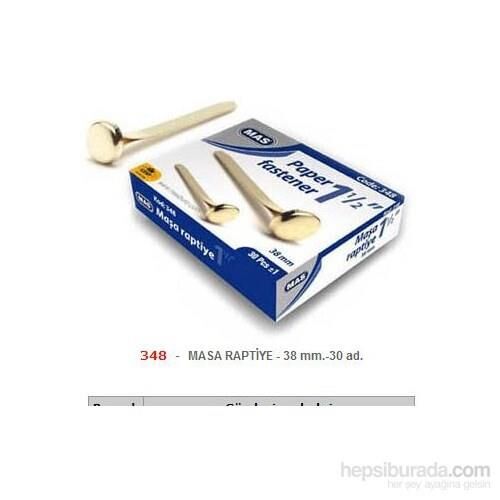 MAS MASA RAPTIYE 38mm.(NO:9) 1 KUTU (348)