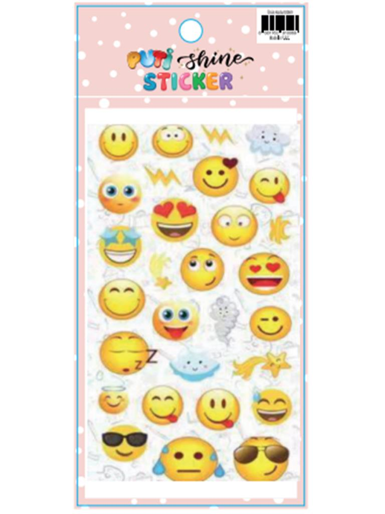 PUTI SHINE STICKER - GULEN YUZ