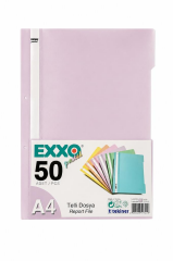 EXXO/DOSY TELLI DOSYA PASTEL LAVANTA 50 LI