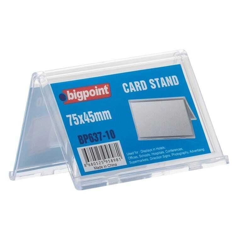BIGPOINT KART STANDI CIFT TARAFLI 75x45 mm. 637-10
