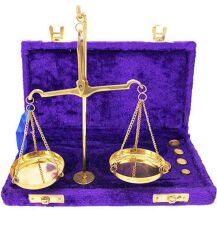 HEDIYELIK TERAZI 10gr. KADIFE KUTULU