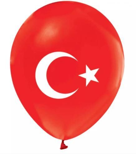 NEDI BALON AY YILDIZ BASKILI 16 LI