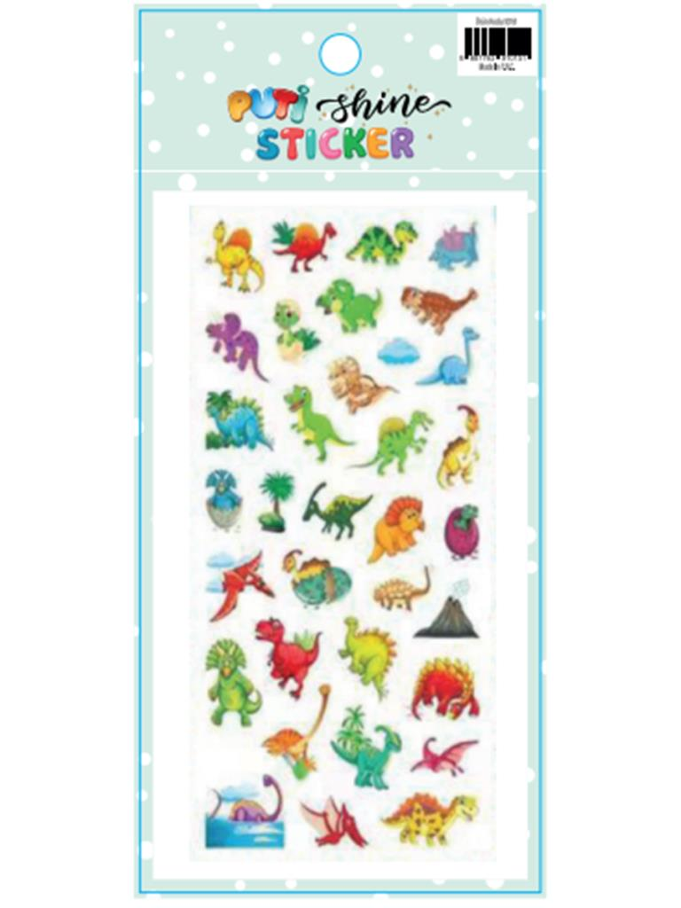 PUTI SHINE STICKER - HAYVAN FIGURLERI