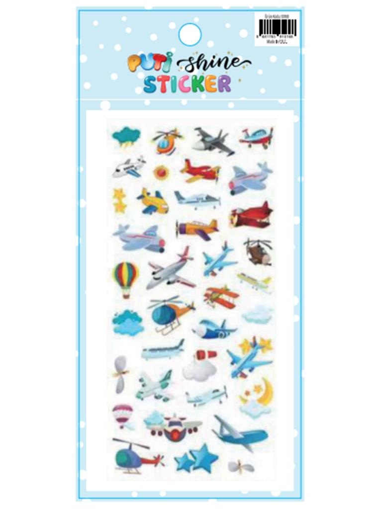 PUTI SHINE STICKER - UCAKLAR