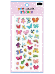 PUTI SHINE STICKER - KELEBEKLER