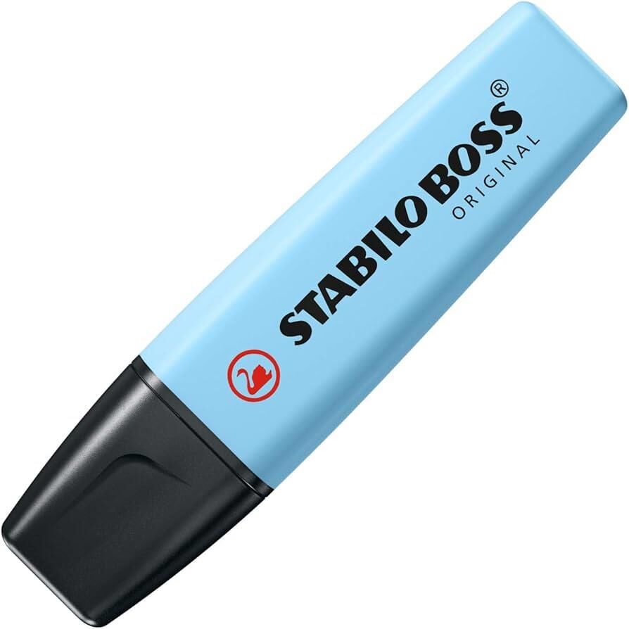 STABILO BOSS FOSFORLU KALEM ESINTILI MAVI 70/112