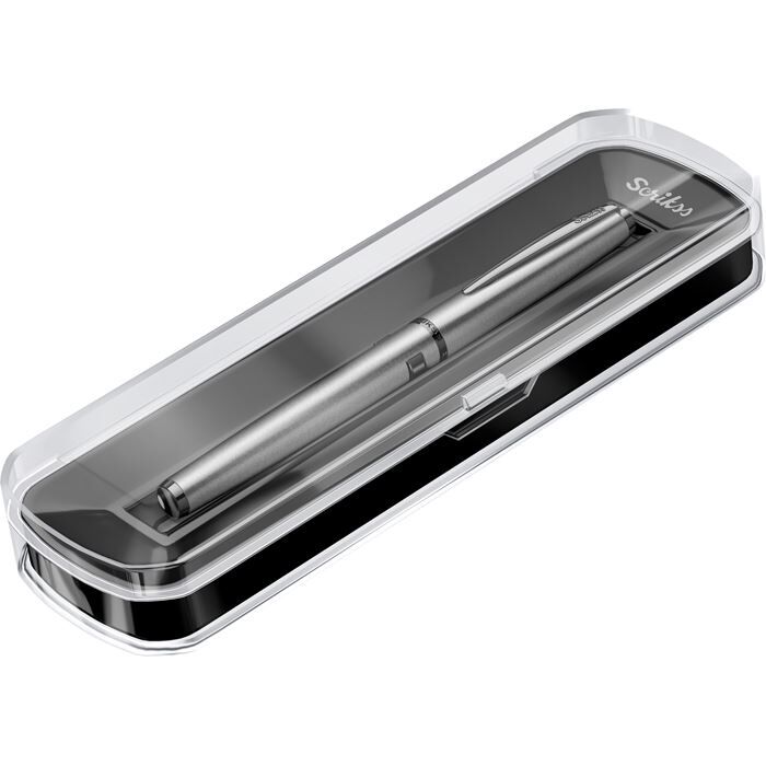 Scrikss Metropolis 78MG Dolma Kalem M Uç Mat Gri Kristal Özel Kutulu