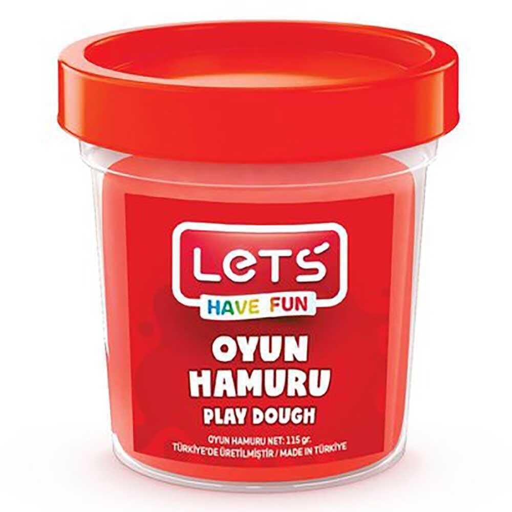 LETS OYUN HAMURU 115 gr KIRMIZI TEKLI (L8440-02)